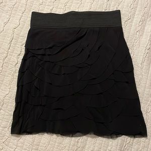 Express black mini skirt, XS